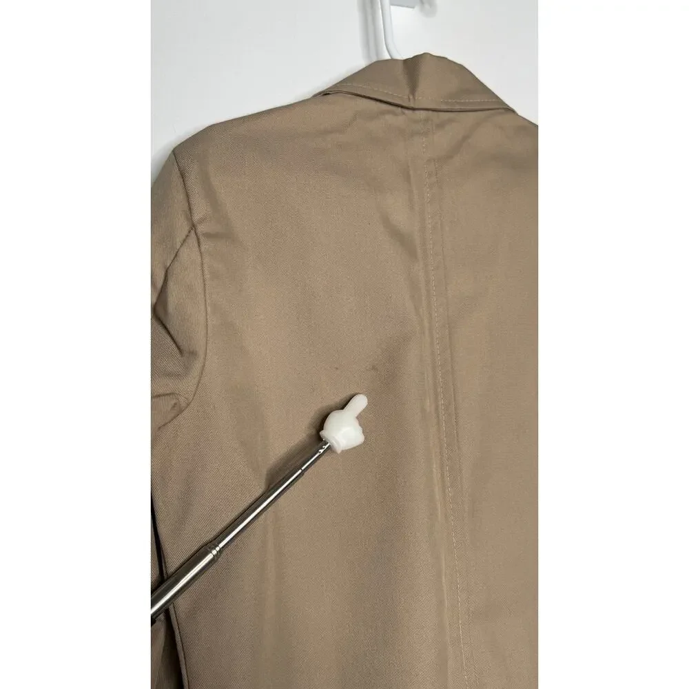 1980s Billy The Kid Boys Khaki Suit Set Jacket Vest Size 8 USA